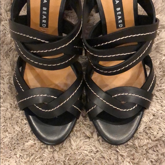 Veronica Beard Macey Vachetta Leather Sandal NEW - Picture 4 of 11